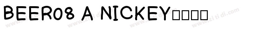BEER08 A NICKEY字体转换